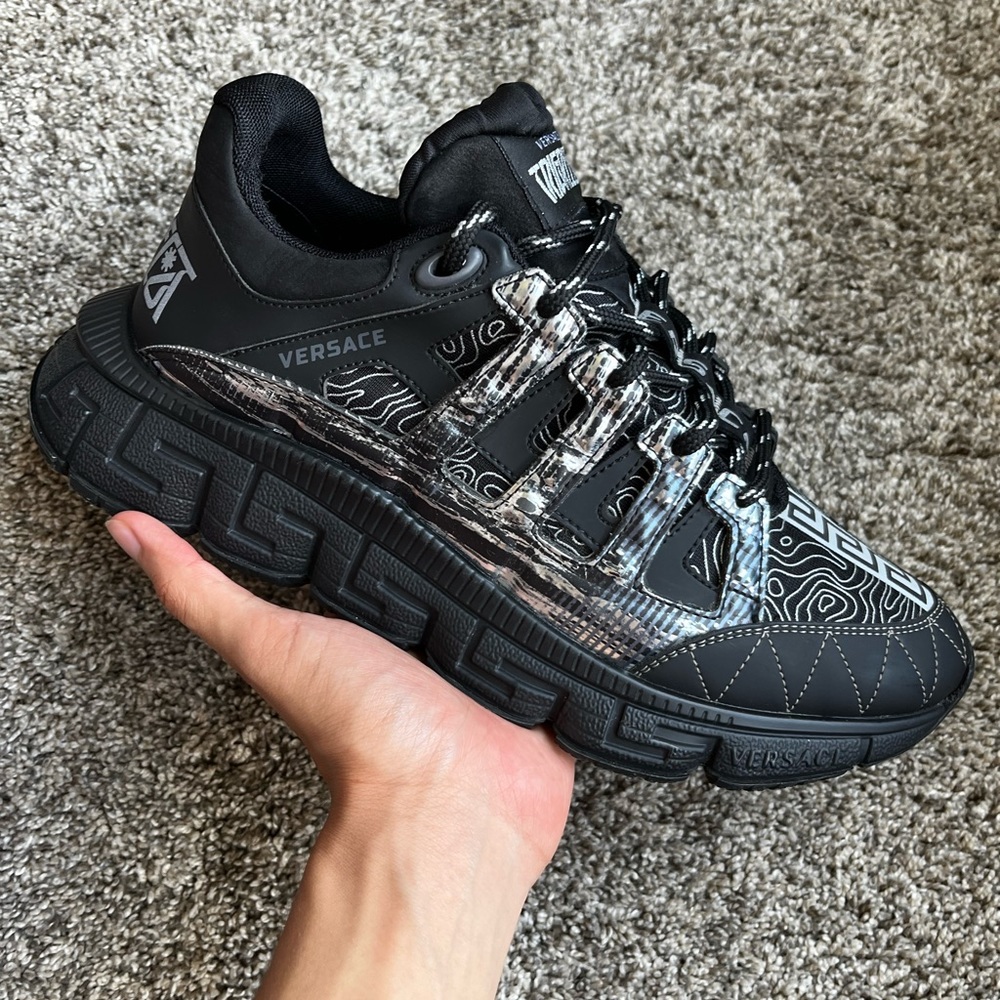 Black Versace Trigreca Men’s 9.5
